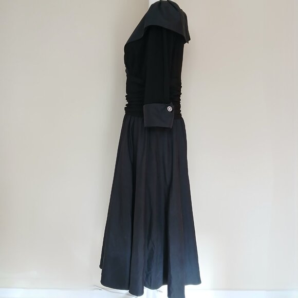 Eliza J Elegant Ruched Cocktail Swing Dress Size 16 - Picture 6 of 10